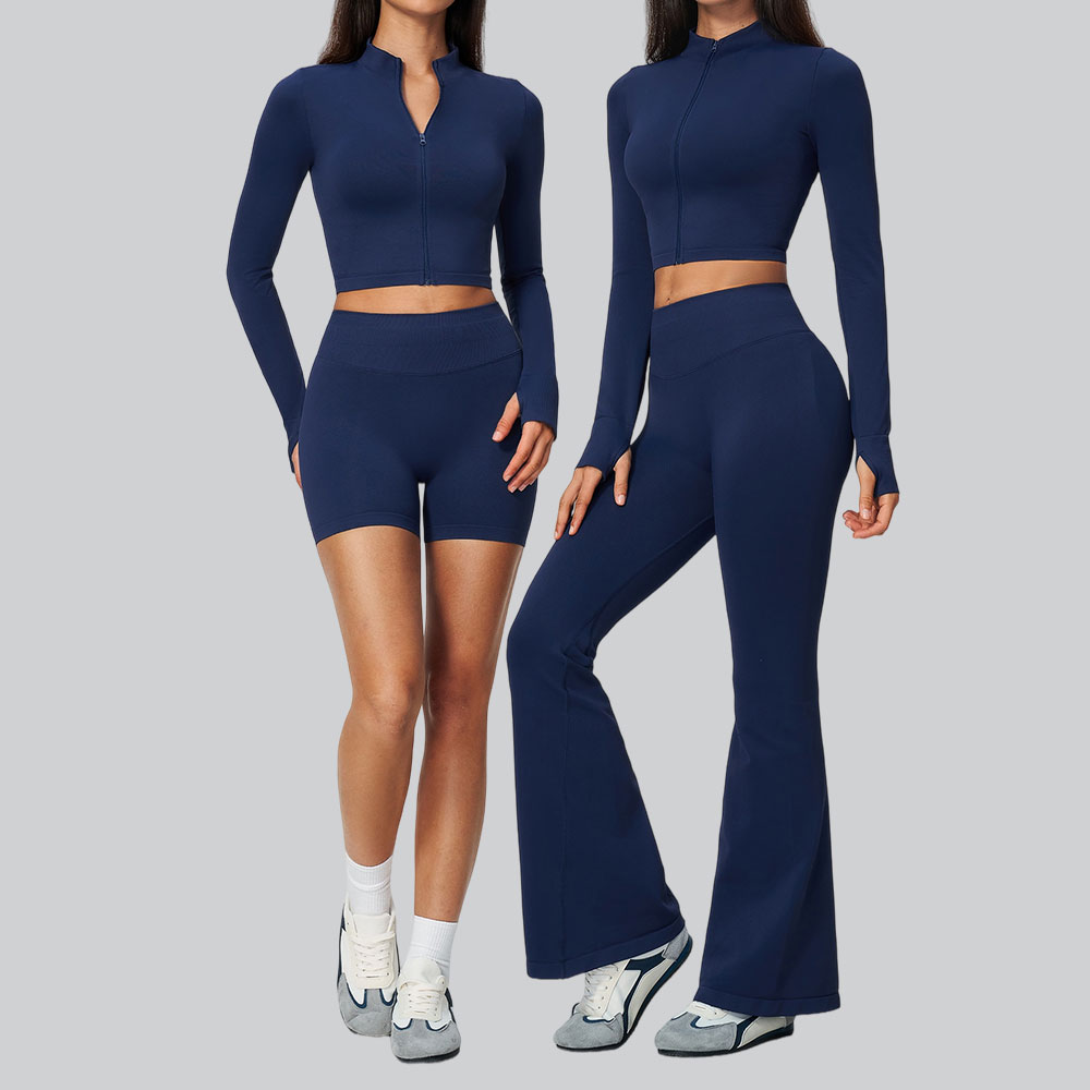 Compression Long Pant - Conjunto de Yoga Feminino Sem Costura