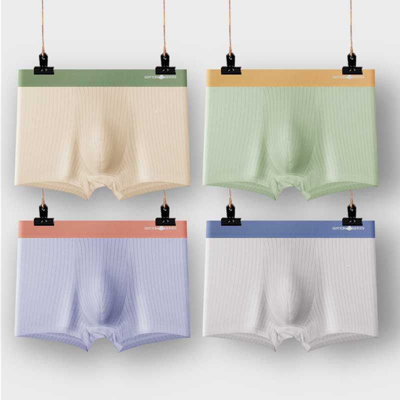 Roupa íntima masculina de algo - Boxer Brief Pack Cotton avaliação e preço