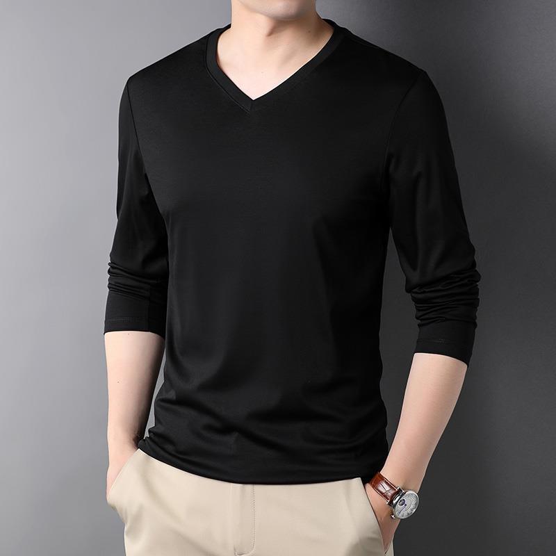 Camisola Henley de manga longa - Undershirt Crew Neck avaliação e preço