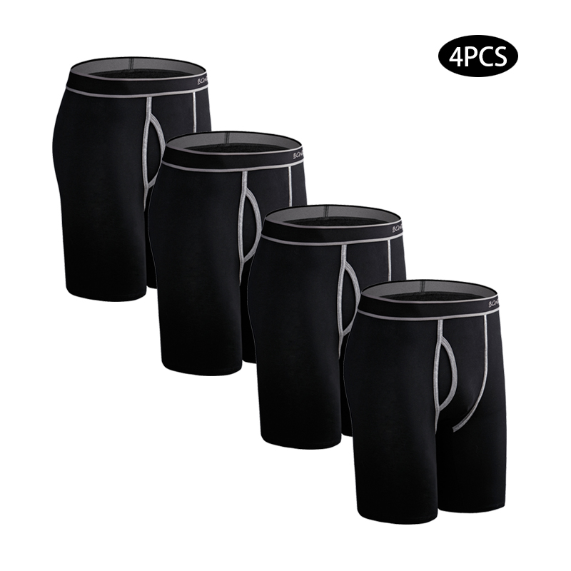 4 pçs roupa interior de algodã - Boxer Brief Pack Cotton avaliação e preço