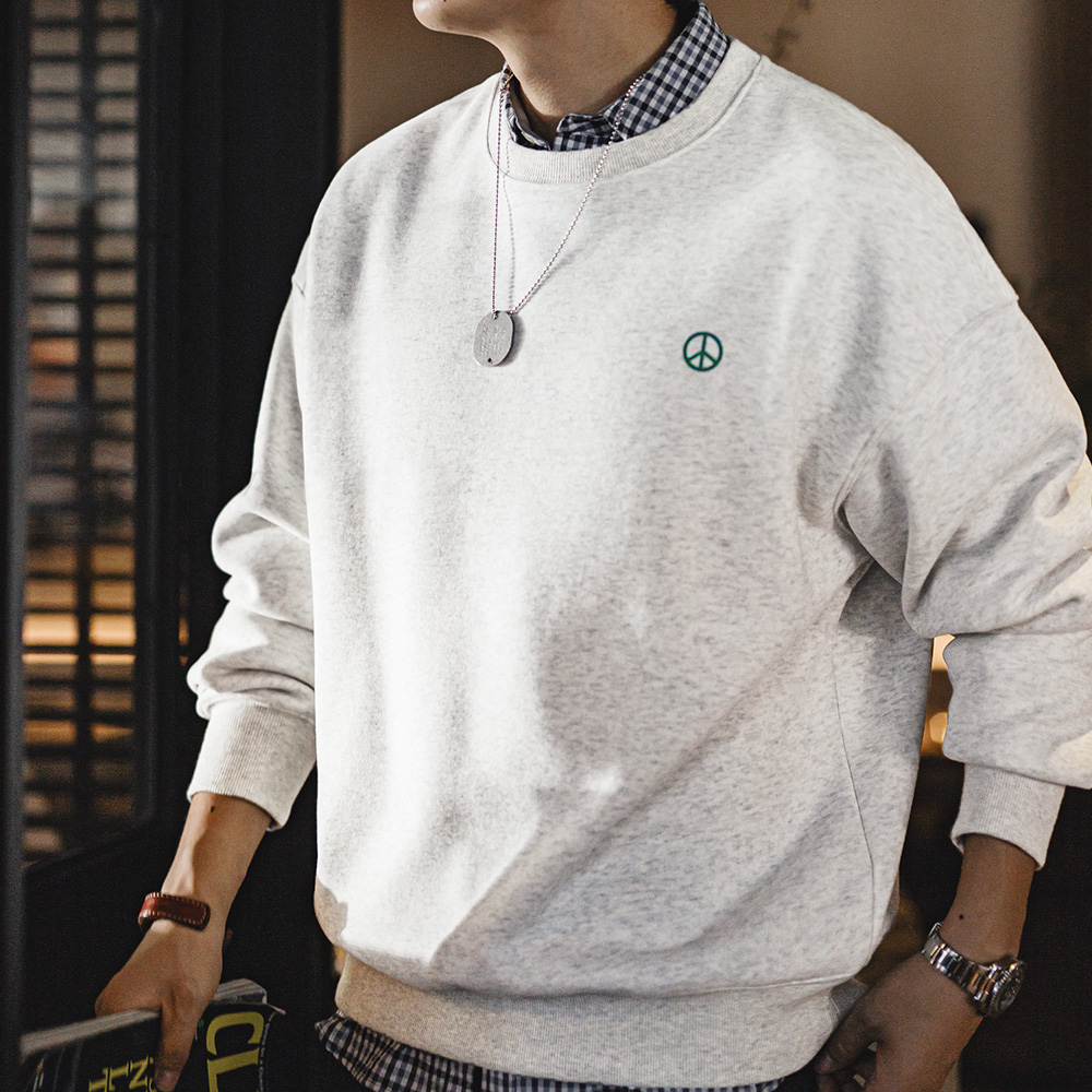 Maden casual cinza em torno do - Undershirt Crew Neck avaliação e preço