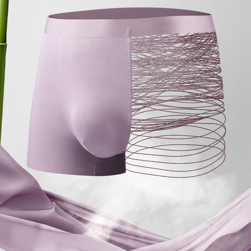 3 peças de roupa interior masc - Bamboo Fiber Trunk avaliação e preço